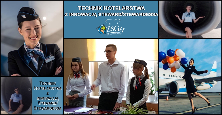 Technik Hotelarstwa z innowacją steward/stewardessa
